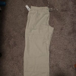 Tan old navy linen pants